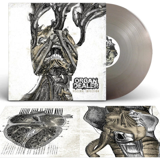 Organ Dealer "Visceral Infection" Vinyl (Metallic Silver) (LTD to 141) Horror Pain Gore Death Productions Shop
