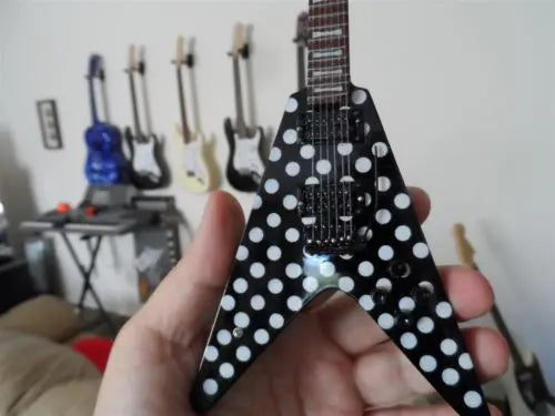Ozzy Osbourne "Randy Rhoads - Polka Dot Harpoon Flying V" Licensed Mini Guitar