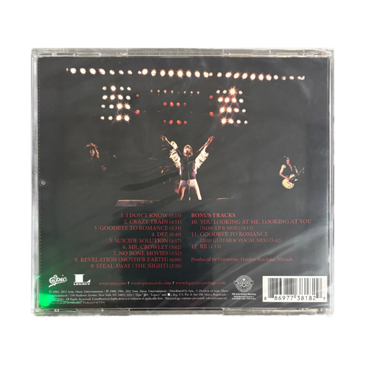 Ozzy Osbourne "Blizzard of Ozz" CD