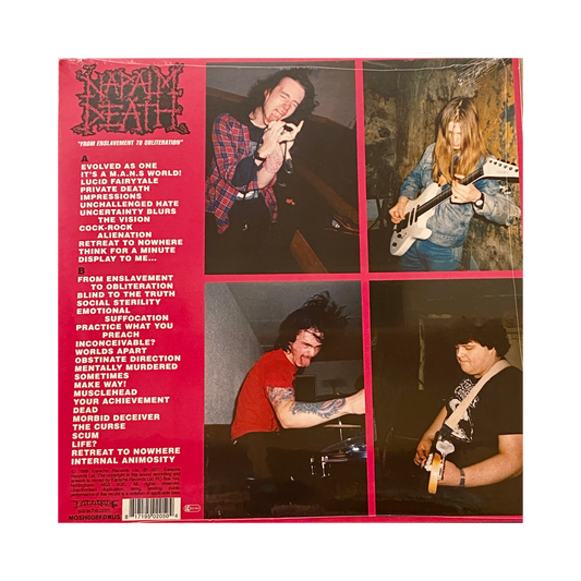 Napalm Death "From Enslavement To Obliteration" Vinyl