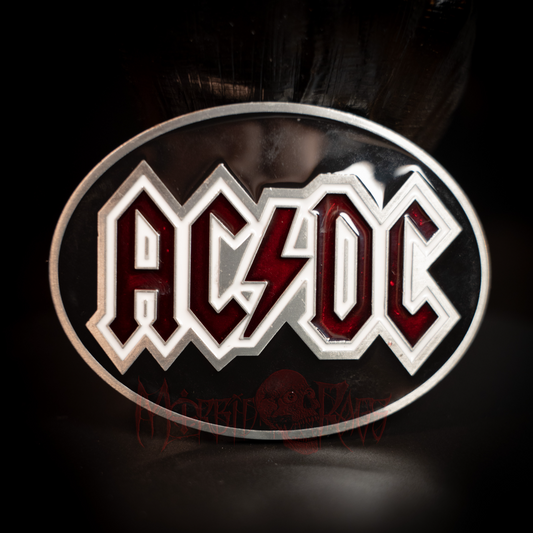 AC/DC "Oval" Belt Buckle - Mainstay Entertainment