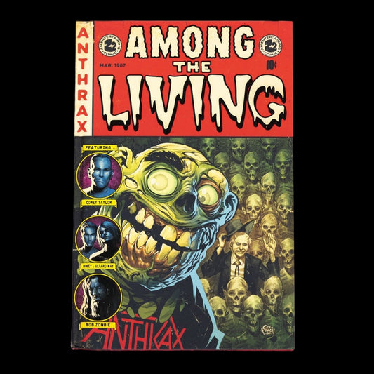 Anthrax "Among The Living" Deluxe Hard Cover Book - Mainstay Entertainment