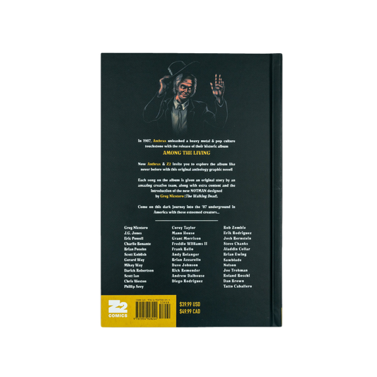 Anthrax "Among The Living (Judge Dredd)" Hard Cover Book - Mainstay Entertainment