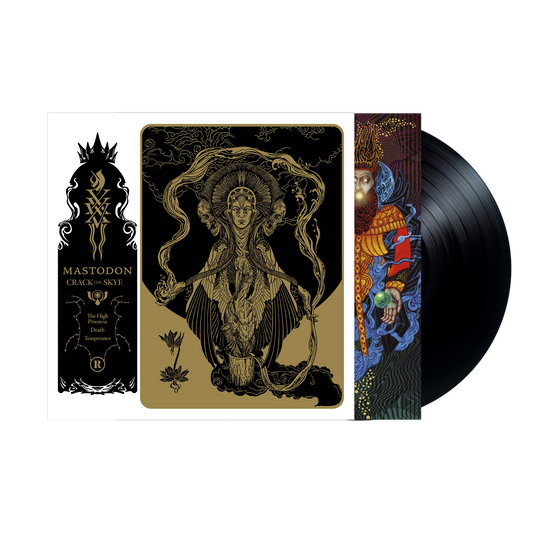 MASTODON ‘CRACK THE SKYE’ LP w/ SIGNED 12"x12" PAUL ROMANO PRINT & COLLECTORS EDITION MAGAZINE Revolver Magazine