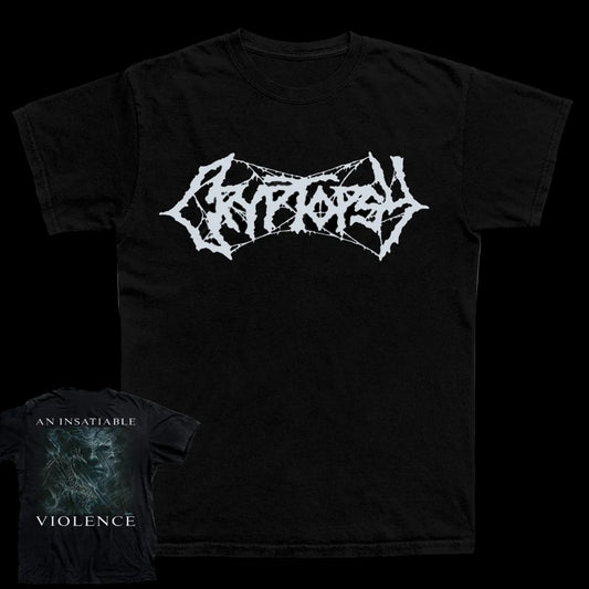 Cryptopsy "Insatiable Logo" SHIRT / HOODIE / SWEATSHIRT - Mainstay Entertainment