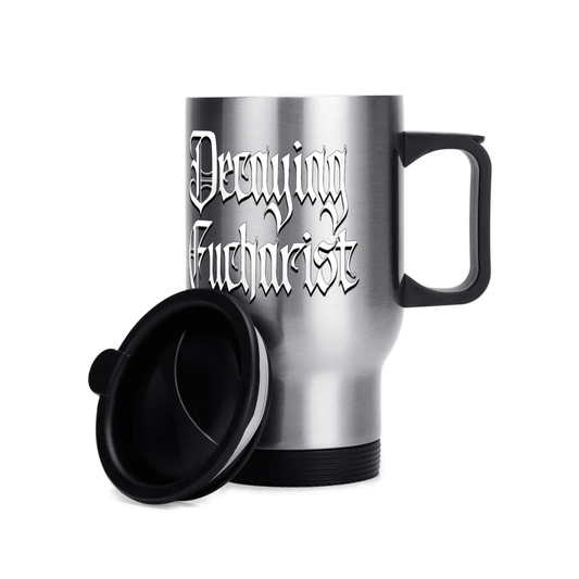 Decaying Eucharist "Logo" 14 oz. Travel Mug - Mainstay Entertainment