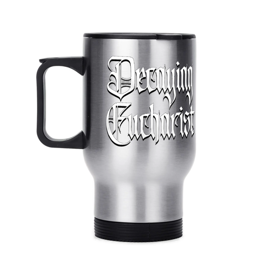 Decaying Eucharist "Logo" 14 oz. Travel Mug - Mainstay Entertainment