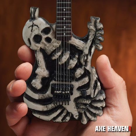 Dokken "George Lynch - Skull & Bones" Licensed Mini Guitar - Mainstay Entertainment