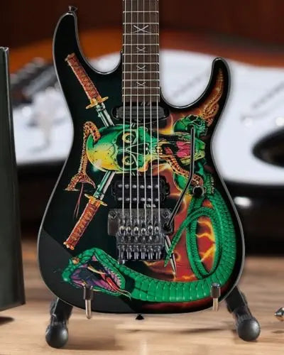 Dokken "George Lynch - Snake/Skull" Licensed Mini Guitar - Mainstay Entertainment
