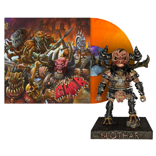 GWAR "The New Dark Ages" Limited Edition LP + Blothar Bobblehead Figure - Mainstay Entertainment