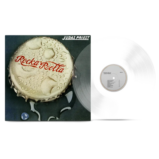 Judas Priest "Rocka Rolla 50th Anniversary" Glass Clear Vinyl - Mainstay Entertainment