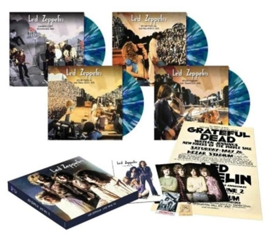Led Zeppelin - Live '69 & '73 Box 4xLP Color Vinyl Set Rock Movie Heroes
