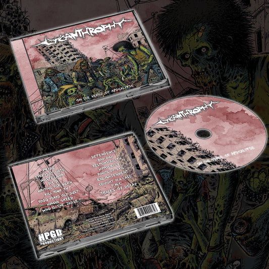 LYCANTHROPHY - On The Verge Of Apocalypse CD Horror Pain Gore Death Productions Shop