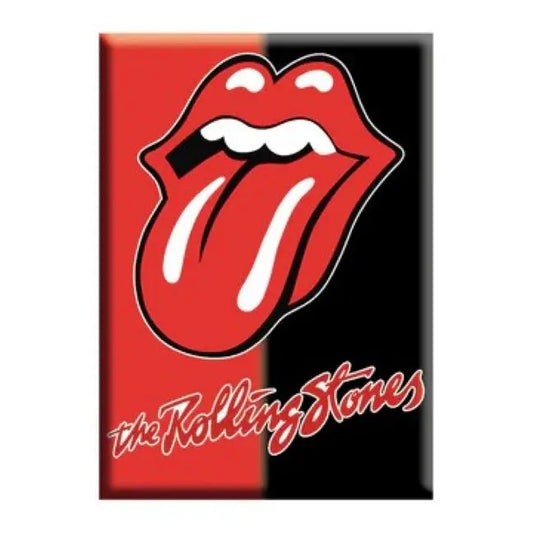 The Rolling Stones - Tongue Due Tone Fridge Magnet Rock Movie Heroes