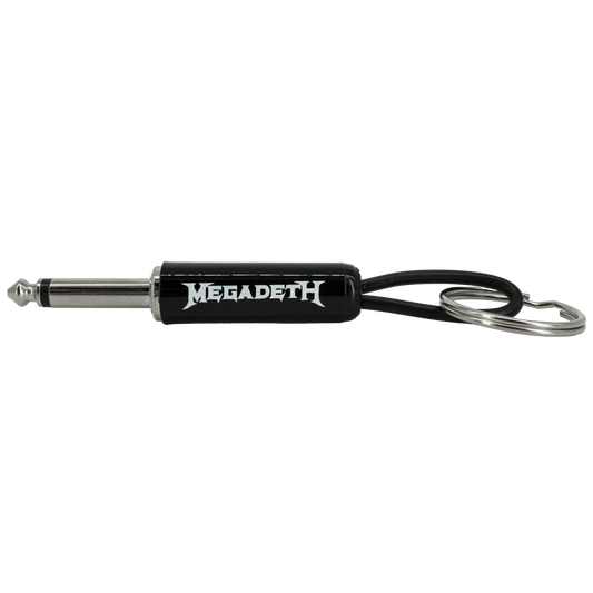 Megadeth "Logo" Guitar Plug Keychain - Mainstay Entertainment