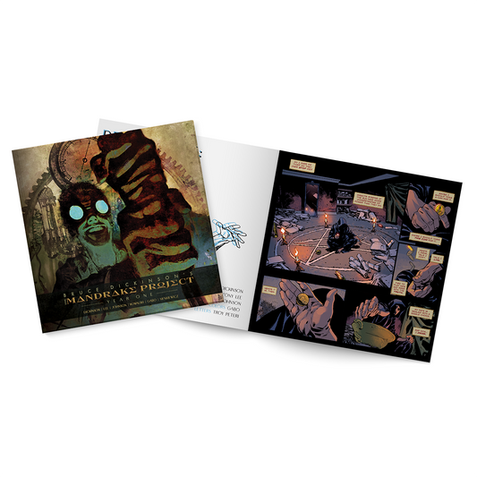 BRUCE DICKINSON 'THE MANDRAKE PROJECT: YEAR ONE' GRAPHIC NOVEL (Limited Edition Cover – Only 500 made) Revolver Magazine