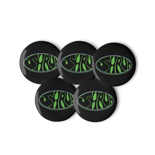 SHRÜM "Logo" Set of (5) Buttons - Mainstay Entertainment