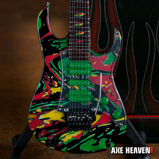 Steve Vai "Universe Swirl 7-String" Licensed Mini Guitar - Mainstay Entertainment