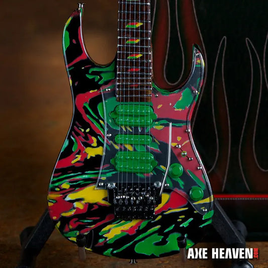 Steve Vai "Universe Swirl 7-String" Licensed Mini Guitar - Mainstay Entertainment