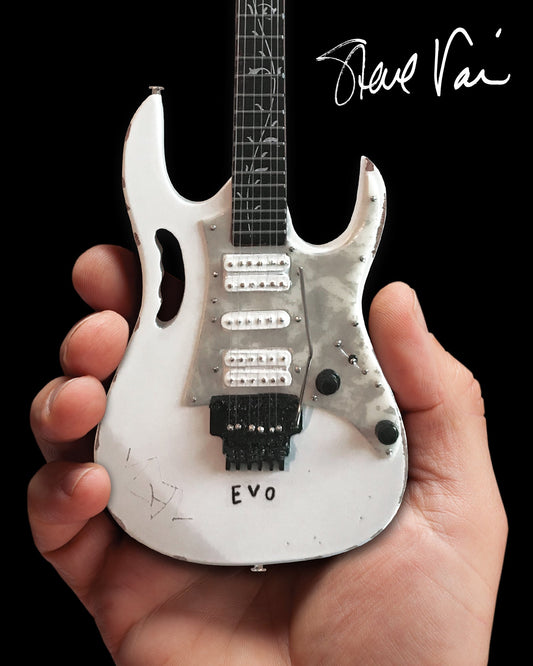 Steve Vai "Vintage Ibanez Jem Evo Tribute" Licensed Mini Guitar - Mainstay Entertainment