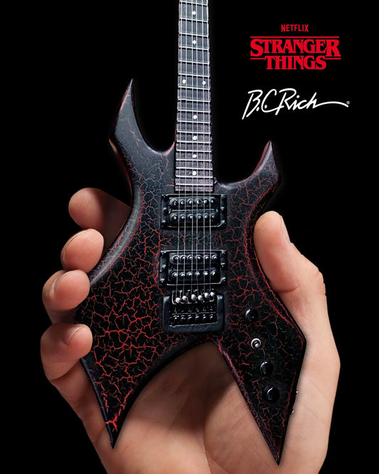 Stranger Things® "Eddie's B.C. Rich® NJ Warlock®" Licensed Mini Guitar - Mainstay Entertainment