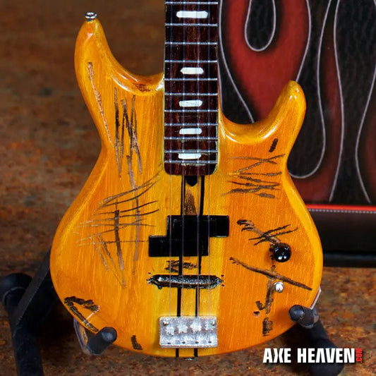 Van Halen "Michael Anthony - Distressed BB2000 Yamaha Bass" Licensed Mini Guitar - Mainstay Entertainment