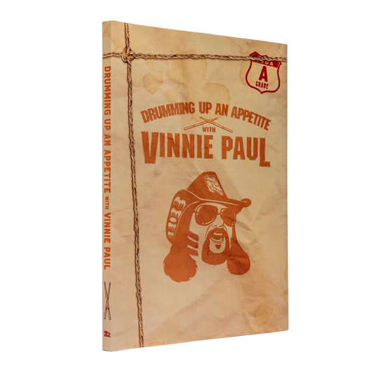 Vinnie Paul "Drumming Up An Appetite" Hard Cover Book w/Jacket - Mainstay Entertainment
