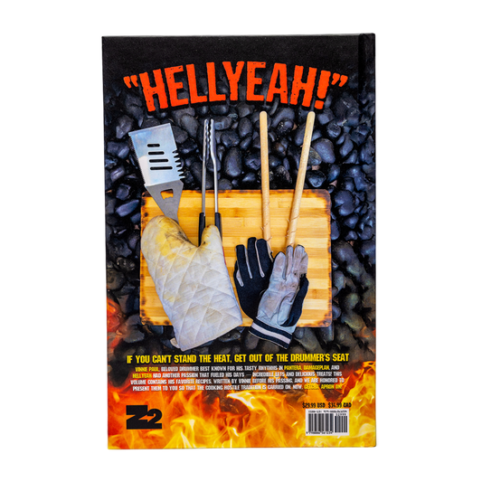 Vinnie Paul "Drumming Up An Appetite" Standard Hard Cover Book - Mainstay Entertainment