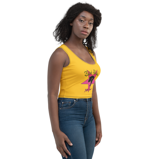 Flesh Parade "Dirty Sweet Yellow Women's Crop Top