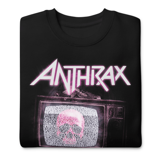 Anthrax - Skull TV Sweatshirt HYPER iCONiC.