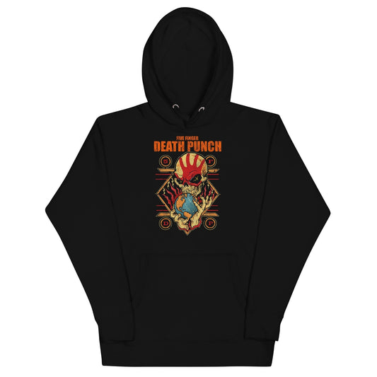 Five Finger Death Punch - Hand Skull Logo Hoodie HYPER iCONiC.