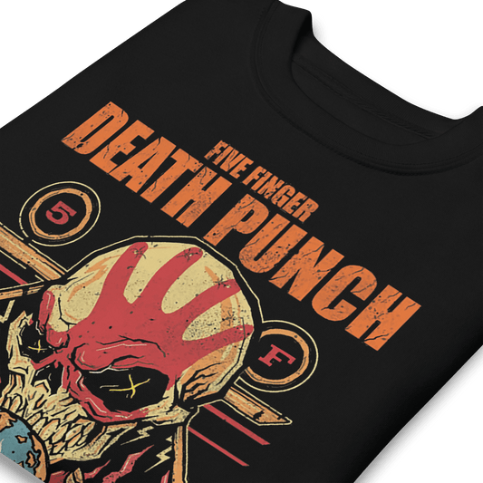 Five Finger Death Punch - Hand Skull Logo Sweatshirt HYPER iCONiC.