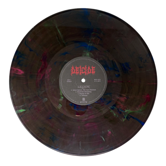 Deicide "Legion" Metallic Rainbow Inferno Remastered Vinyl
