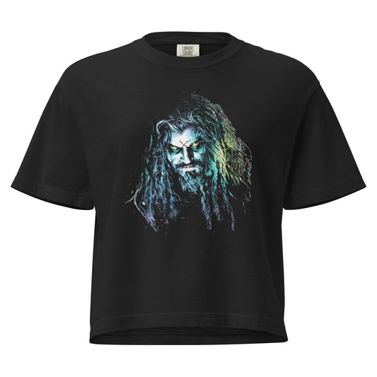 Rob Zombie "Vintage 2004" Mineral Wash Women's Crop Top