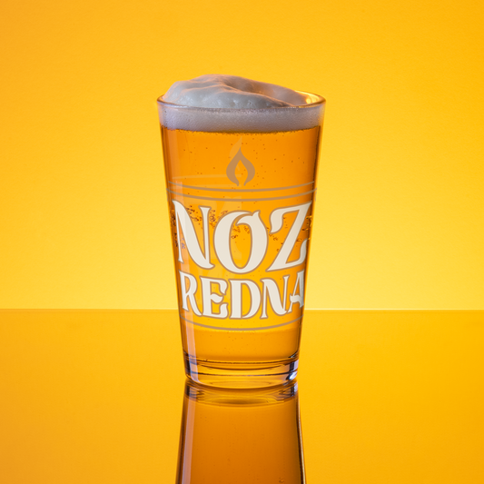 Noz Redna "Candle Logo" Pint Glass
