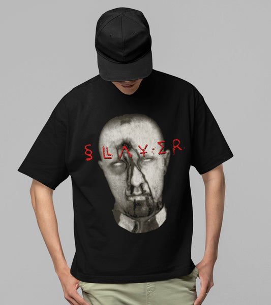 Slayer "Blank Eyes" Jumbo Print Shirt