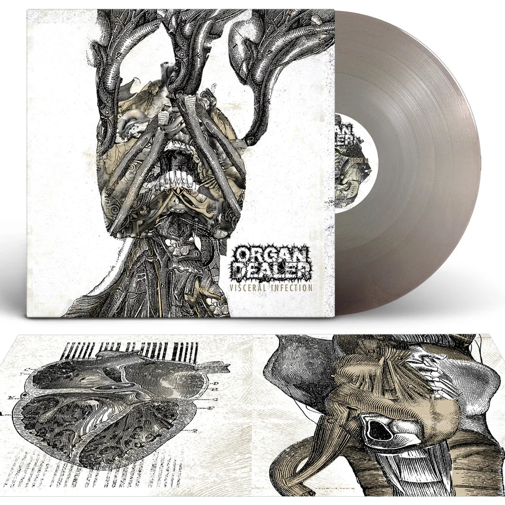 Organ Dealer "Visceral Infection" Vinyl (Metallic Silver) (LTD to 141) Horror Pain Gore Death Productions Shop