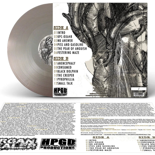 Organ Dealer "Visceral Infection" Vinyl (Metallic Silver) (LTD to 141) Horror Pain Gore Death Productions Shop