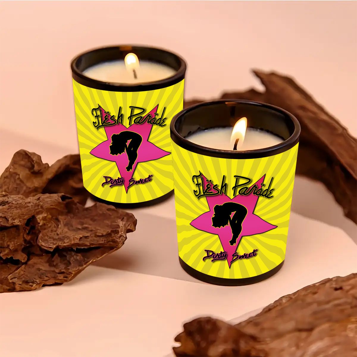 Flesh Parade "Dirty Sweet" Luscious Lemon Scented Candle