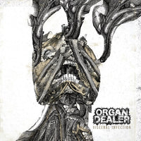 Organ Dealer "Visceral Infection" Vinyl (White w/Black Marble) (LTD to 77) Horror Pain Gore Death Productions Shop