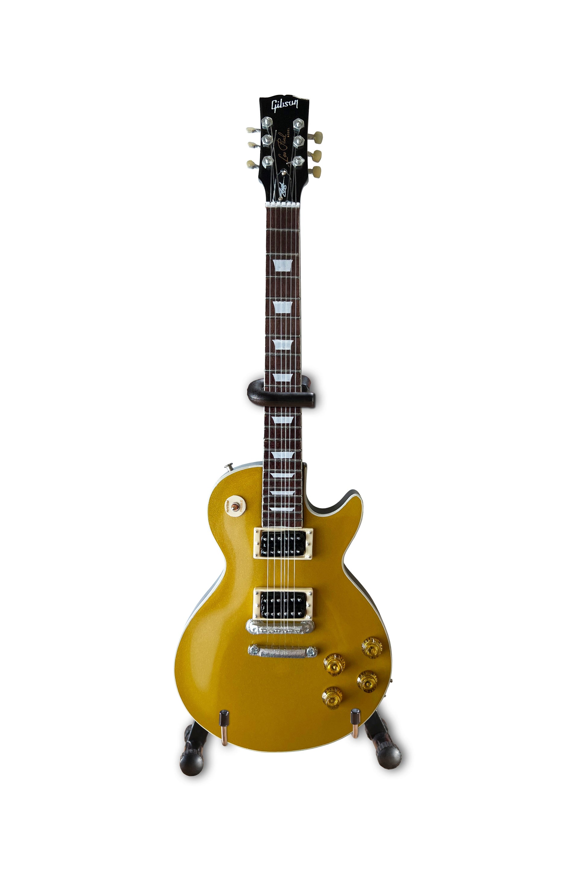 Guns N' Roses "Slash - Gibson Les Paul Standard Victoria Goldtop" Licensed Mini Guitar