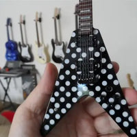 Ozzy Osbourne "Randy Rhoads - Polka Dot Harpoon Flying V" Licensed Mini Guitar
