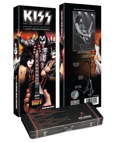 Kiss "Paul Stanley - Ibanez Iceman" Licensed Mini Gutiar