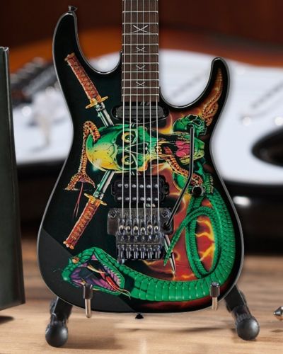 Dokken "George Lynch - Snake/Skull" Licensed Mini Guitar