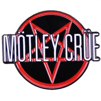 Motley Crue - Logo Pentragram Lapel Pin Badge Rock Movie Heroes