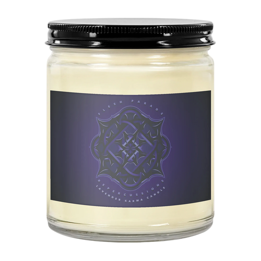 Flesh Parade "Repercussions" Lavendar Karma 9 oz. Candle
