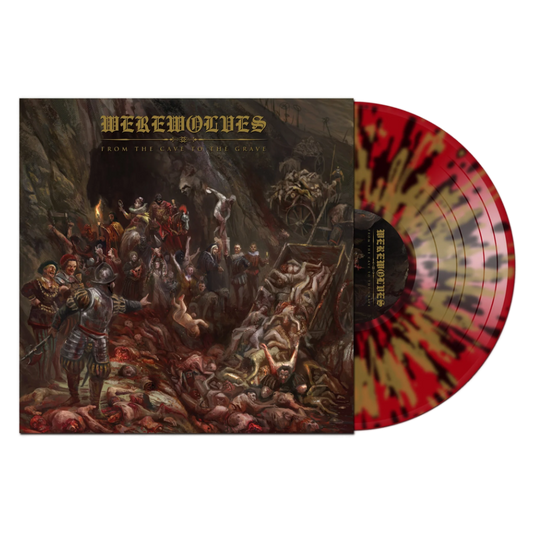 Werewolves "From the Cave to the Grave" Red Splatter / Gold Vinyl