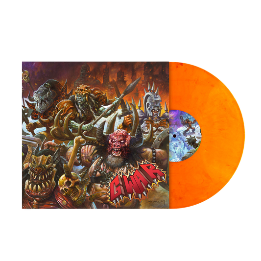 GWAR "The New Dark Ages" Limited Edition LP + Blothar Bobblehead Figure