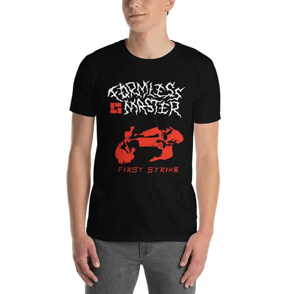 FORMLESS MASTER - First Strike T-Shirt Horror Pain Gore Death Productions Shop