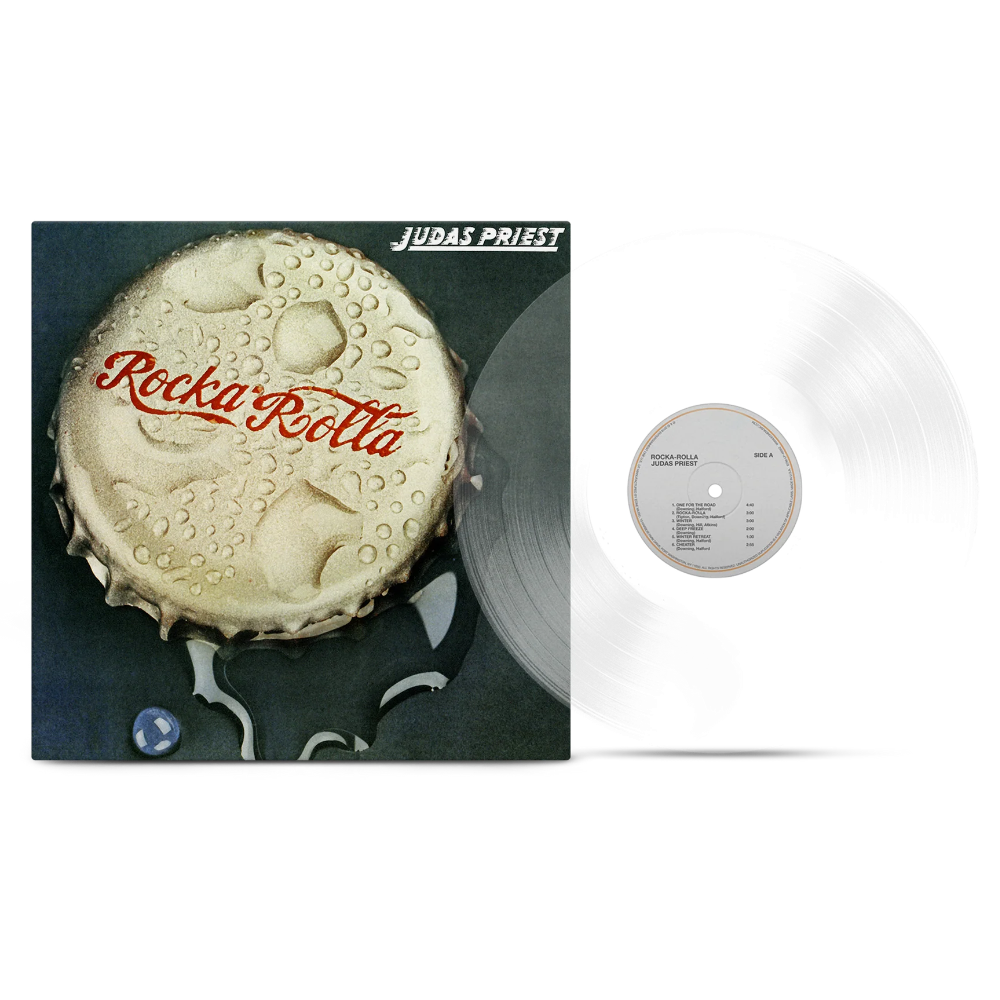 Judas Priest "Rocka Rolla 50th Anniversary" Glass Clear Vinyl
